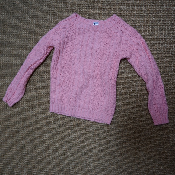 Girls Size 5 Carter's Pink Knit Sweater - Picture 1 of 3